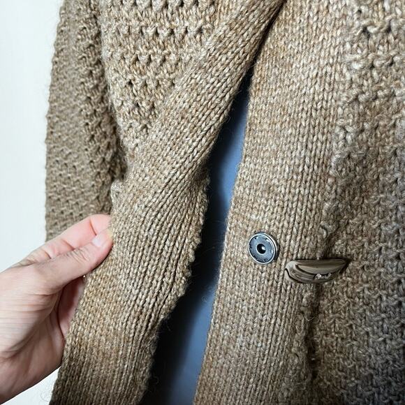 FWM Fenn Wright Manson Wool Alpaca Blend Knit Cardigan Long Sweater Jacket Small - Picture 4 of 5